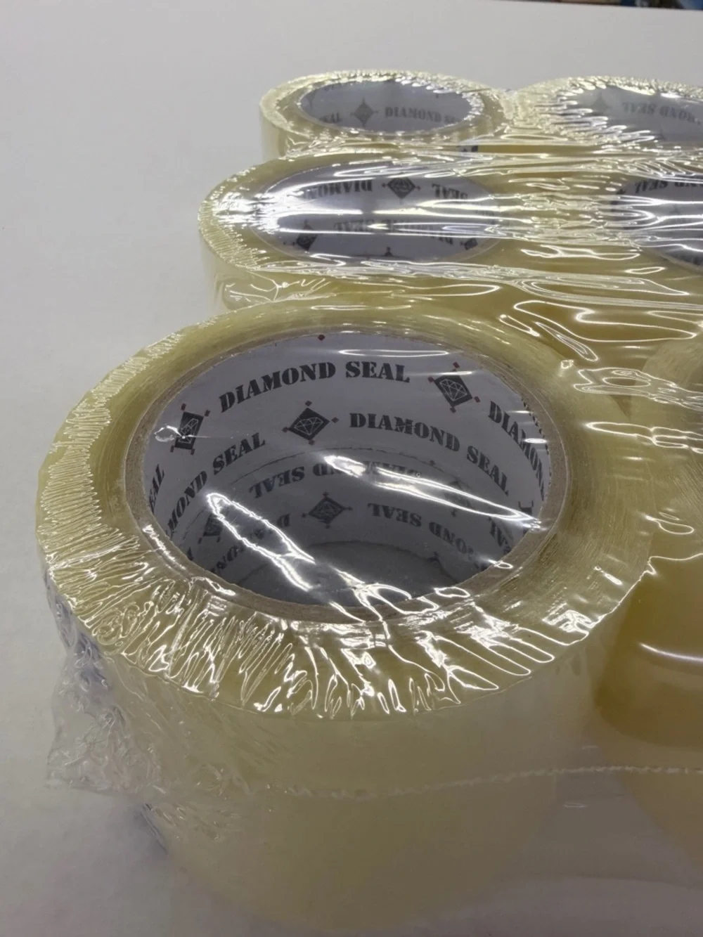 Diamond Supply Co. Clear Packing Tape Rolls 6 Pack 3inch x 100 yards